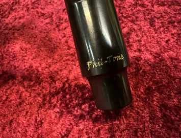 Photo Phil-Tone Hard Rubber Eclipse 8* Mouthpiece for Tenor Sax